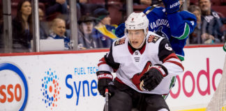 Coyotes defenseman Jakob Chychrun in 2018