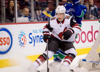 Coyotes defenseman Jakob Chychrun in 2018