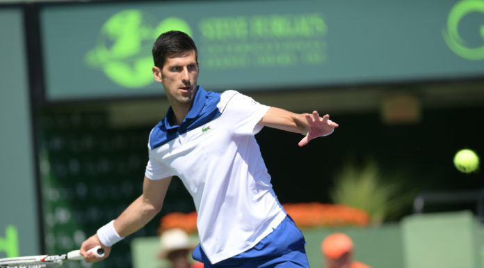 Novak Djokovic in 2018