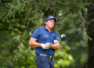 Phil Mickelson at the PGA Championship in 2018