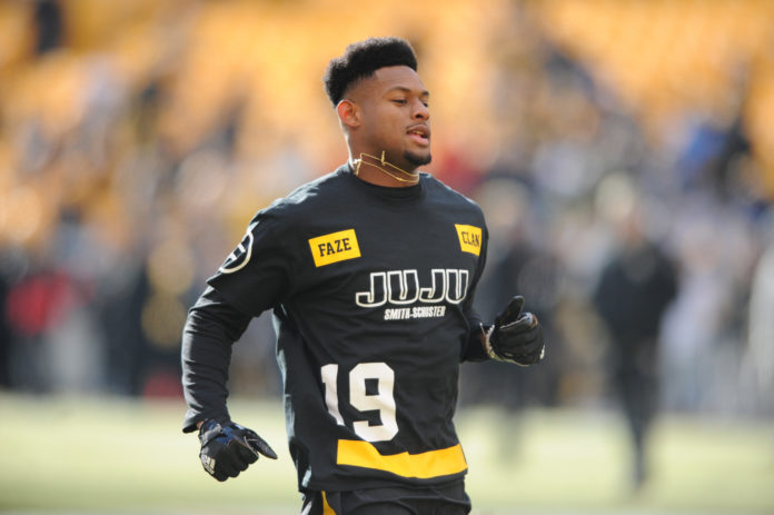 JuJu Smith-Schuster with Steelers in 2018