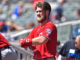 Shohei Ohtani, Bryce Harper Included As Nominees For Hank Aaron Award Bryce Harper with the Nationals in 2018