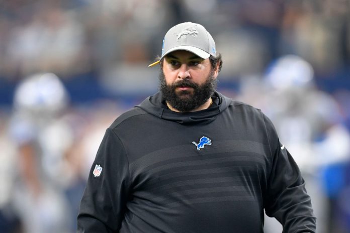 Matt Patricia with the Lions in 2018