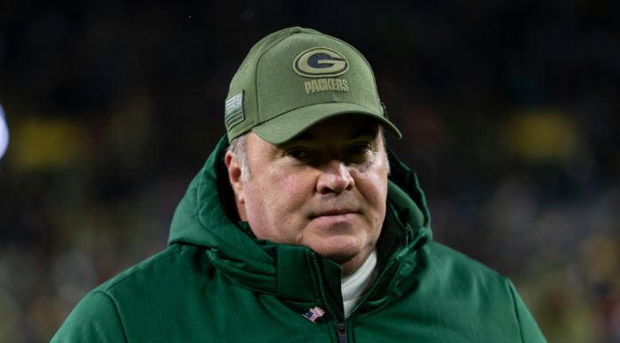 Mike McCarthy with Packers in 2018
