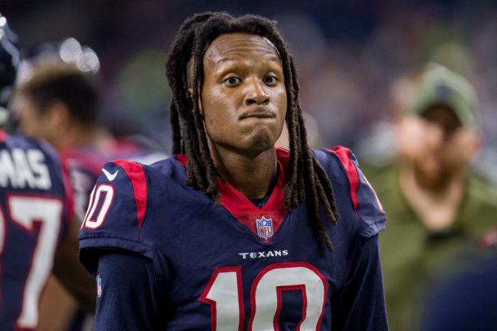 DeAndre Hopkins with Houston Texans in 2018