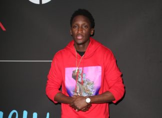 Victor Oladipo at the GQ All Star Basketball party in 2018