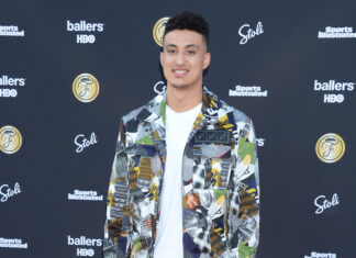 Kyle Kuzma at the Sports Illustrated Third Annual Fashionable 50 in 2018