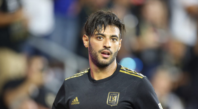 Carlos Vela with LAFC in 2018