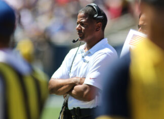 Steve Wilks during the NFL Arizona Cardinals vs Los Angeles Rams in September 2018