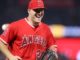 Trout Becomes Youngest Member of the 200-200 Club Mike Trout with Angels in 2018.
