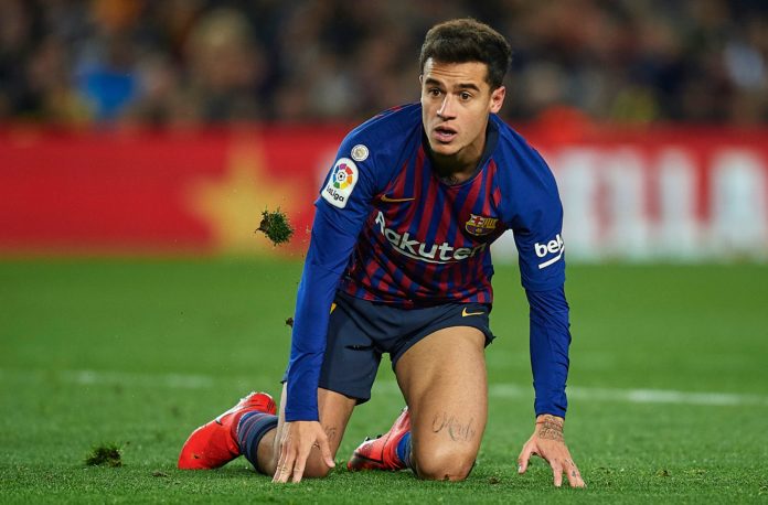 Philippe Coutinho with Barcelona in 2018