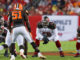 The Tampa Bay Buccaneers offensive tackle Donovan Smith (76) in 2017