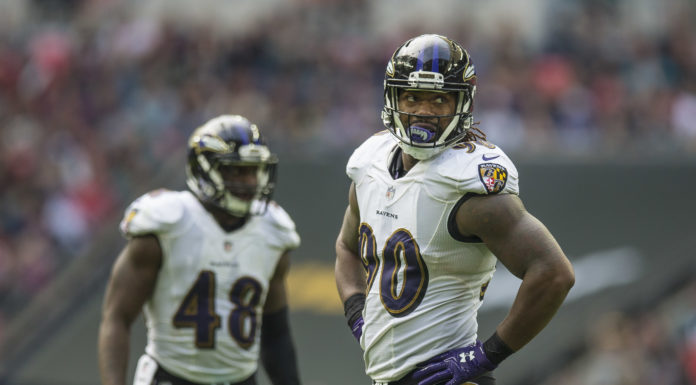 Za'Darius Smith with the Ravens in 2017.