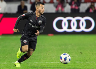 Luciano Acosta with DC United in 2018