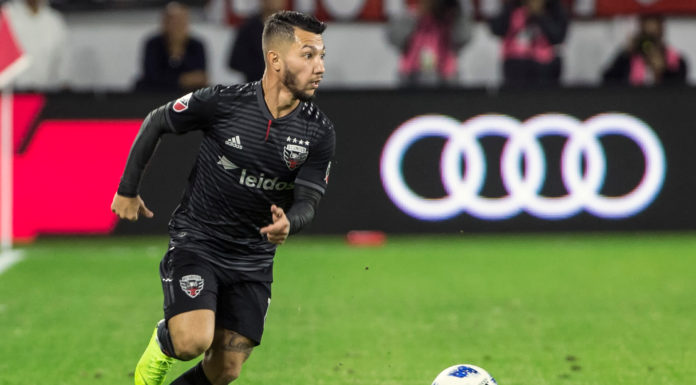Luciano Acosta with DC United in 2018