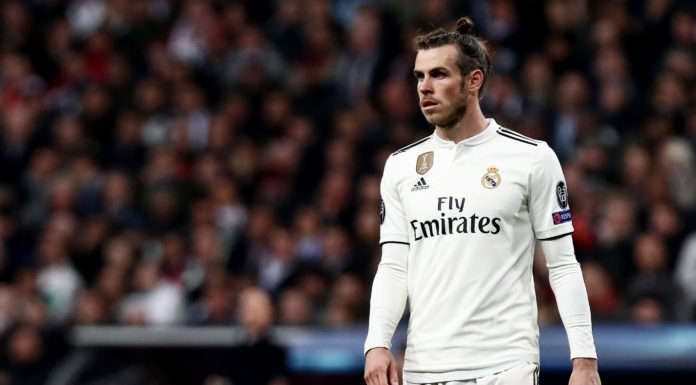 Gareth Bale with Real Madrid in March 2019