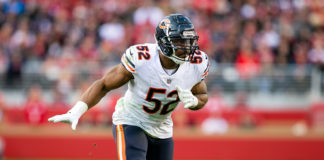 Khalil Mack with the Bears in 2018.