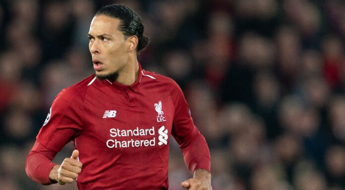 Liverpool's Virgil van Dijk in 2019
