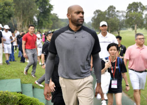Vince Carter at a Charity Golf Match in 2017