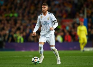 Sergio Ramos of Real Madrid in 2018