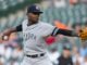 New York Yankees starting pitcher Domingo German in 2019