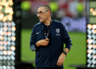 Chelsea manager Maurizio Sarri in May 2019