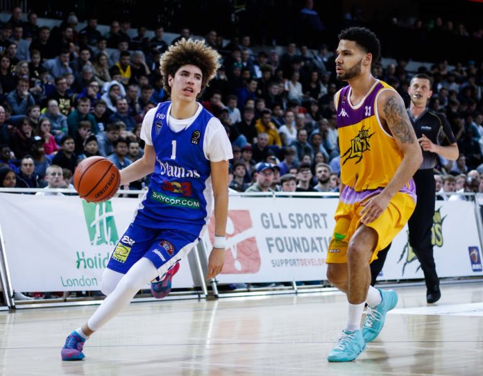 LaMelo Ball playing in Lithuania in 2018