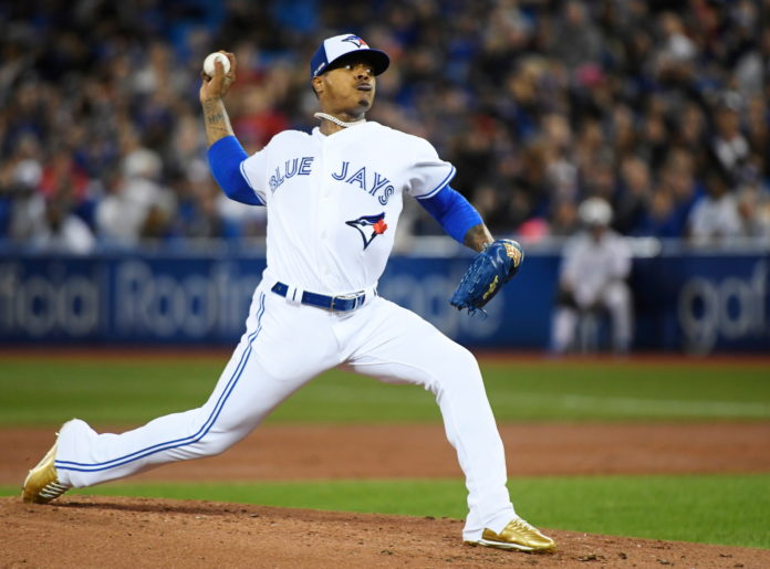 Marcus Stroman with Blue Jays in 2019