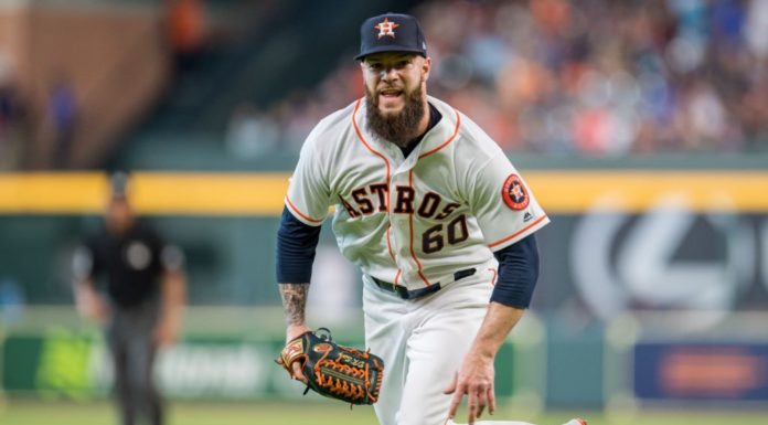 Dallas Keuchel with the Houston Astros