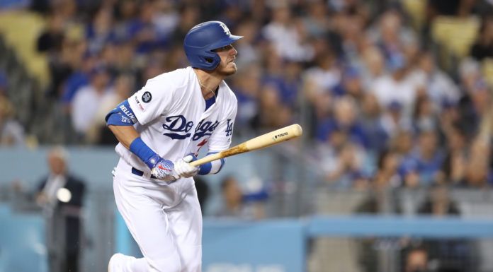 Los Angeles Dodgers first baseman Cody Bellinger in 2019