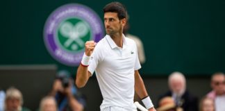 Novak Djokovic in 2019
