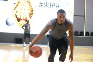 Damian Lillard at the Adidas Republic of Sports event in 2017
