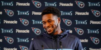 Kevin Byard with Tennessee Titans in 2018.