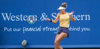 Madison Keys at the Western and Southern Open tennis tournament in 2019