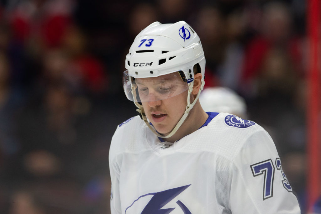 Red Wings Acquire RFA Forward Adam Erne from Lightning - SportzBonanza