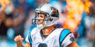 Graham Gano with Panthers in 2018