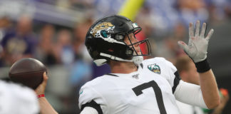 Nick Foles during his time with the Jacksonville Jaguars in 2019