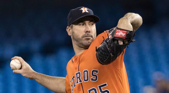 Astros pitcher Justin Verlander