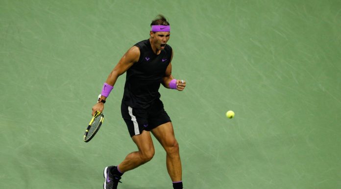 Rafael Nadal at the 2019 US Open Tennis Championships