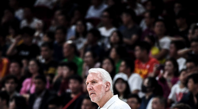 France Eliminates USA From FIBA World Cup US head coach Gregg Popovich in 2019