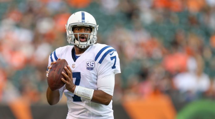Indianapolis Colts quarterback Jacoby Brissett in 2018