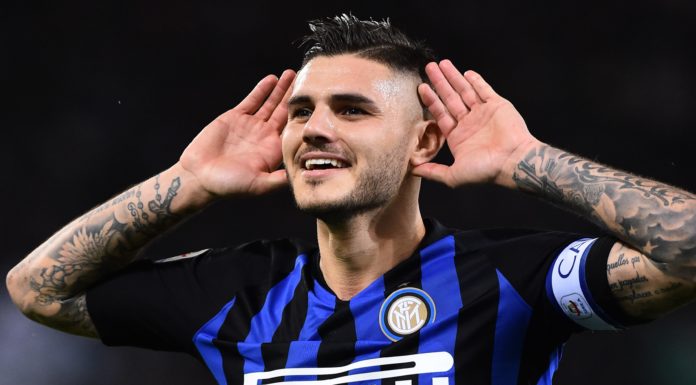 Mauro Icardi with Inter