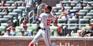 Juan Soto with the Washington Nationals in 2019