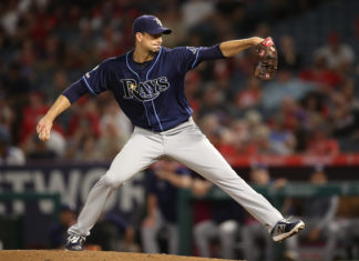 Charlie Morton with the Tampa Bay Rays in 2019