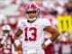 Dolphins Settle on Tua Tagovailoa as Starting QB Tua Tagovailoa with Alabama Crimson Tide in 2019