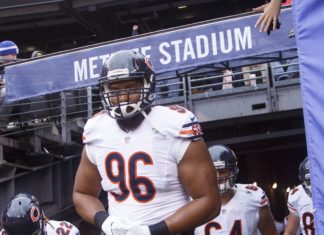 Akiem Hicks (96) with the Chicago Bears