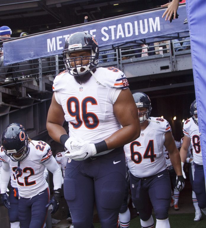 Akiem Hicks (96) with the Chicago Bears