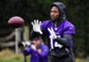 Stefon Diggs with the Minnesota Vikings in 2017