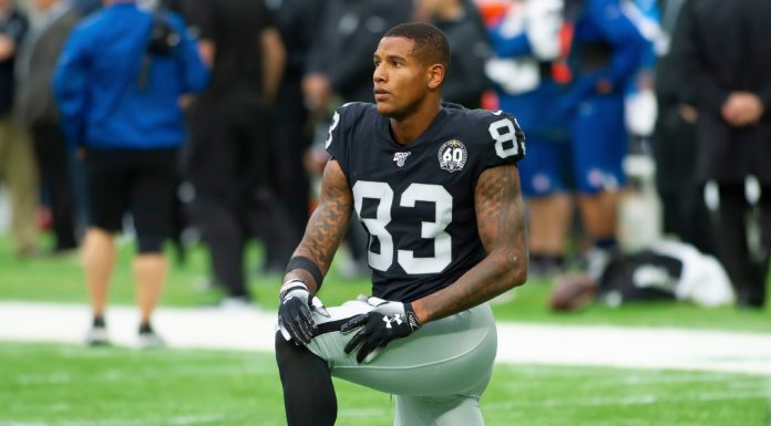 Darren Waller with the Raiders in 2019