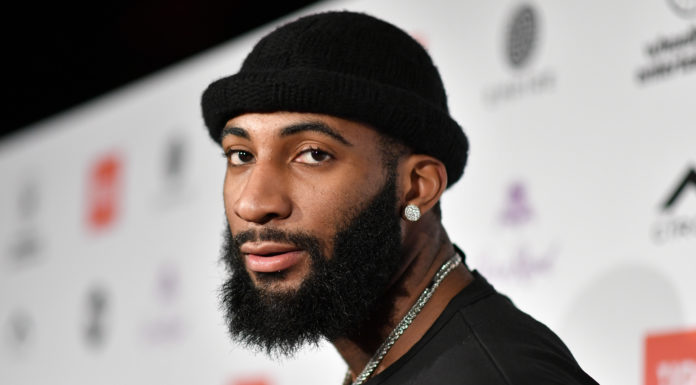 Andre Drummond at Kenny 'The Jet' Smith's annual All-Star Bash, in 2018